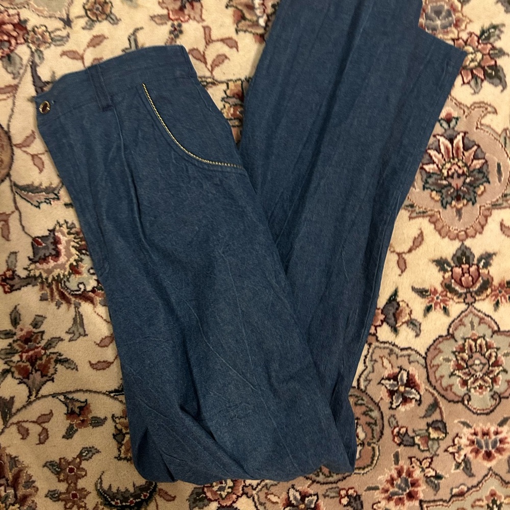 Say What? High Rise Dark Blue Jeans